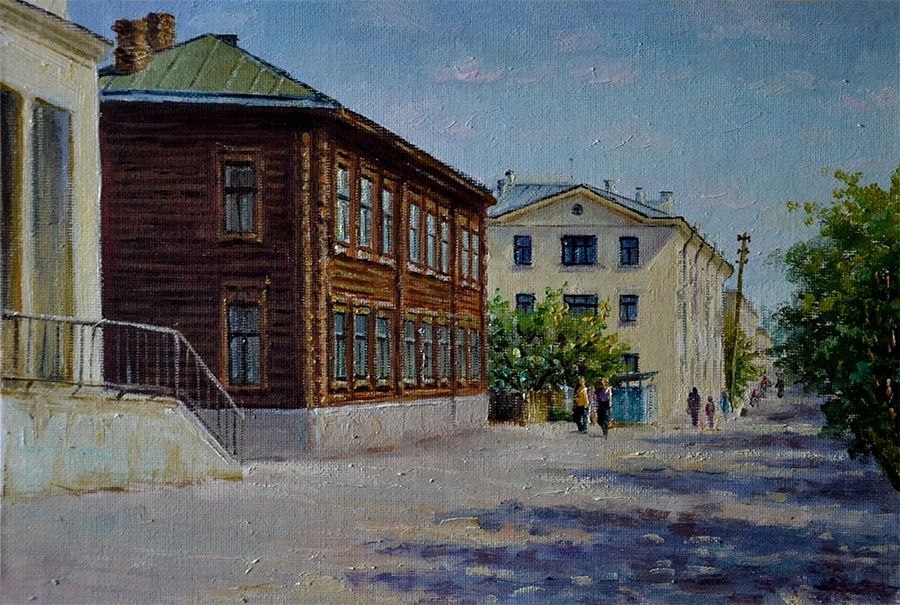 Художница Юлия Бакаева пишет Рузаевку такой, какая она есть и какой была Художница Юлия Бакаева пишет Рузаевку такой, какая она есть и какой была