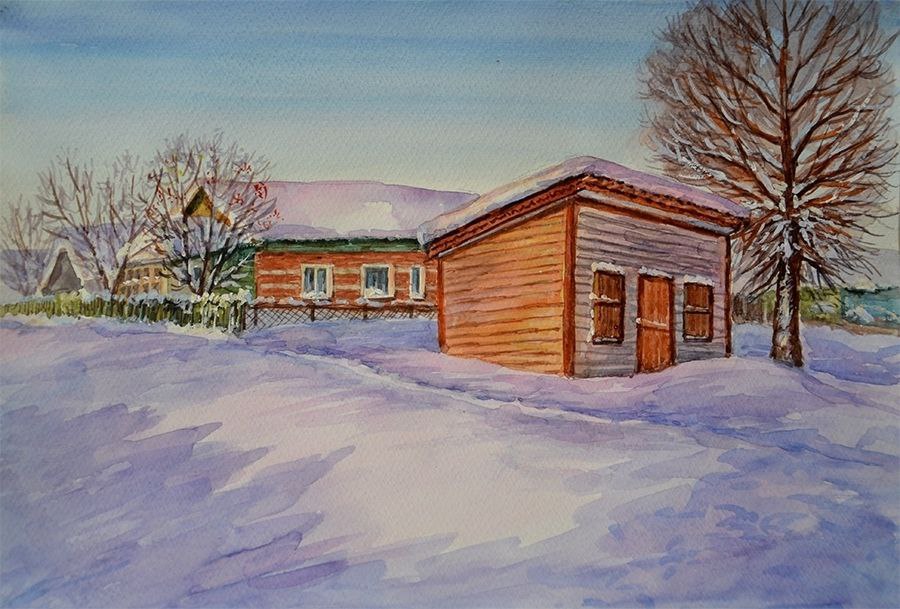 Художница Юлия Бакаева пишет Рузаевку такой, какая она есть и какой была Художница Юлия Бакаева пишет Рузаевку такой, какая она есть и какой была