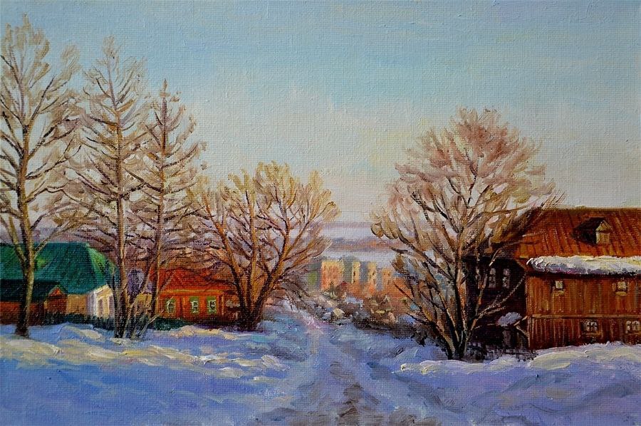 Художница Юлия Бакаева пишет Рузаевку такой, какая она есть и какой была Художница Юлия Бакаева пишет Рузаевку такой, какая она есть и какой была