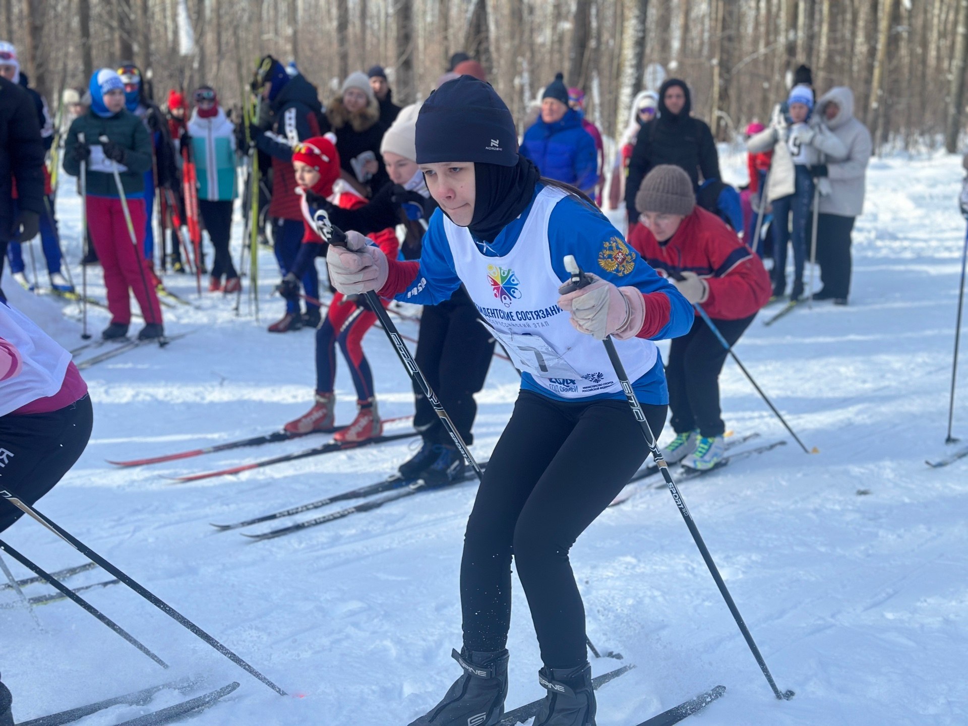 В Саранске состоялись соревнования по лыжным гонкам среди школьников в рамках Спартакиады В Саранске состоялись соревнования по лыжным гонкам среди школьников в рамках Спартакиады