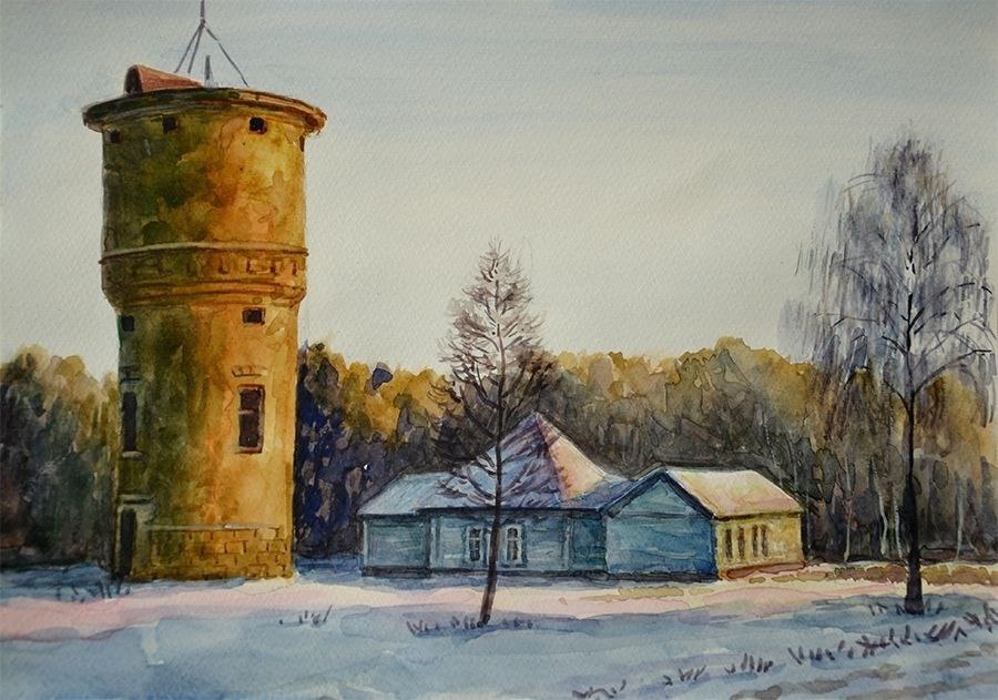 Художница Юлия Бакаева пишет Рузаевку такой, какая она есть и какой была Художница Юлия Бакаева пишет Рузаевку такой, какая она есть и какой была