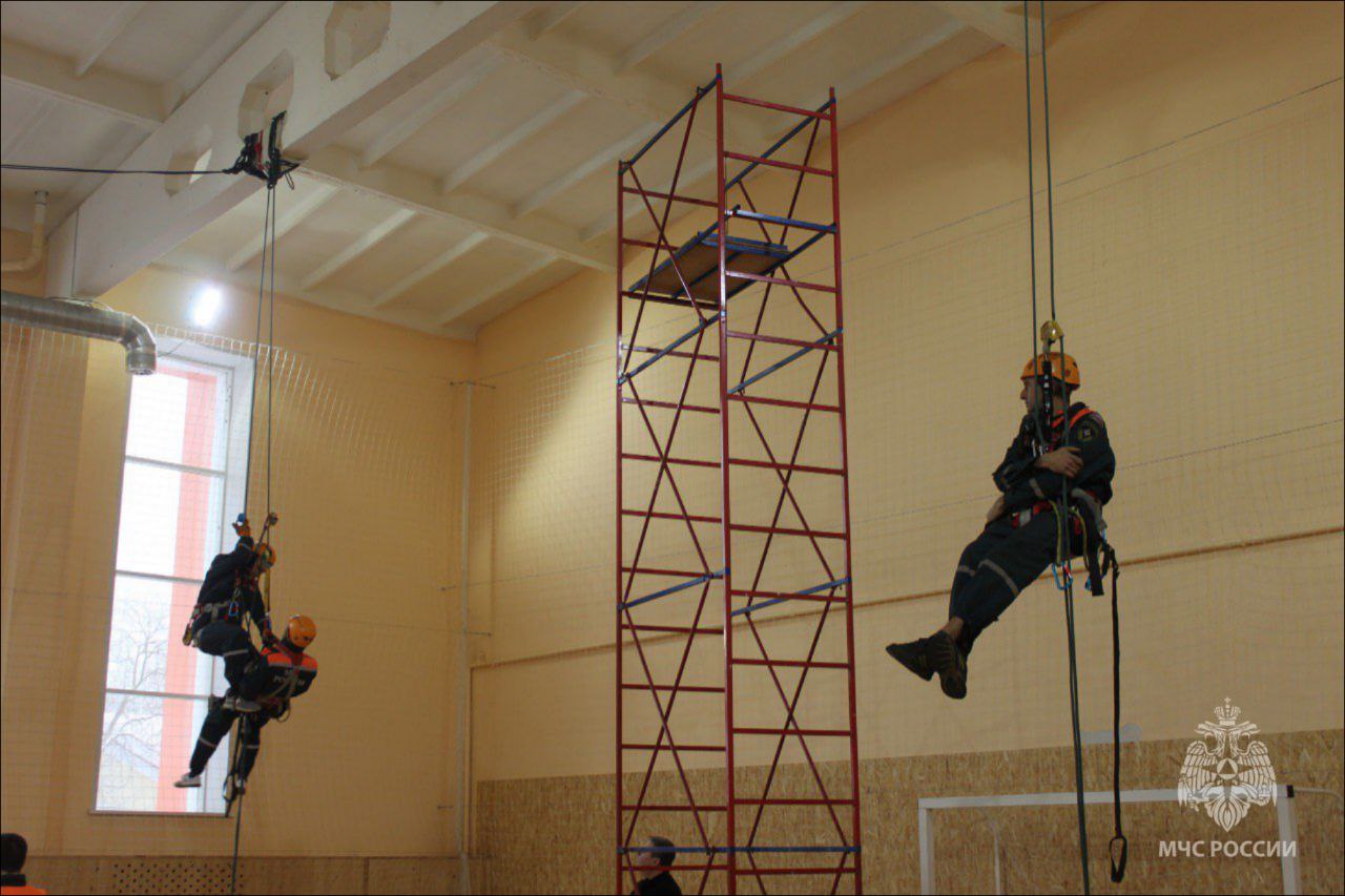 Спасатели Мордовии покоряют высоту