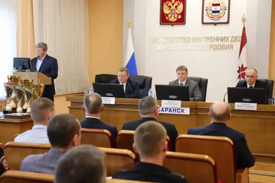 Министр внутренних дел по Республике Мордовия генерал-майор полиции Юрий Поляков принял участие в заседании Совета МРОО ОГО ВФСО «Динамо»