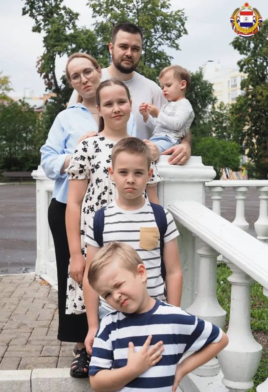 Многодетным семьям в республике - почёт и поддержка