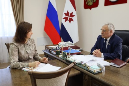 Владимир Чибиркин встретился с Уполномоченным по правам предпринимателей в республике Еленой Юрченковой