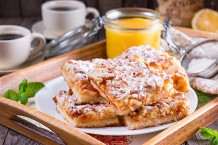 Необычный Песочный Пирог с Вареньем