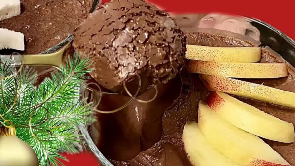 Всего два ингредиента и идеальный шоколадный мусс без сливок и желатина