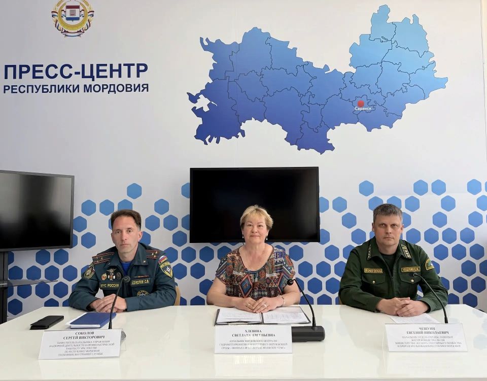 В пресс-центре Республики Мордовия прошла конференция, посвященная обеспечению пожарной безопасности в условиях особого противопожарного режима