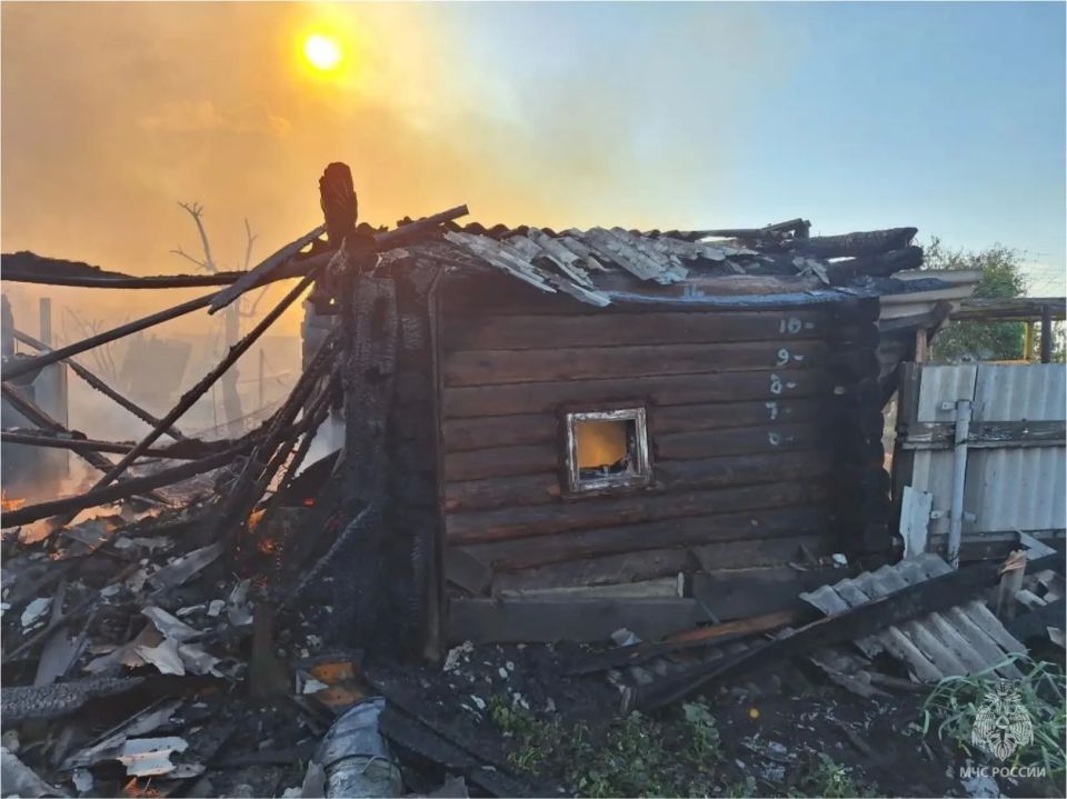 Крупный пожар в Ардатовском районе Крупный пожар в Ардатовском районе