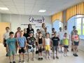 В пришкольном лагере «Радуга» сотрудники ММО МВД России «Ковылкинский» провели акцию «Зарядка со стражем порядка»