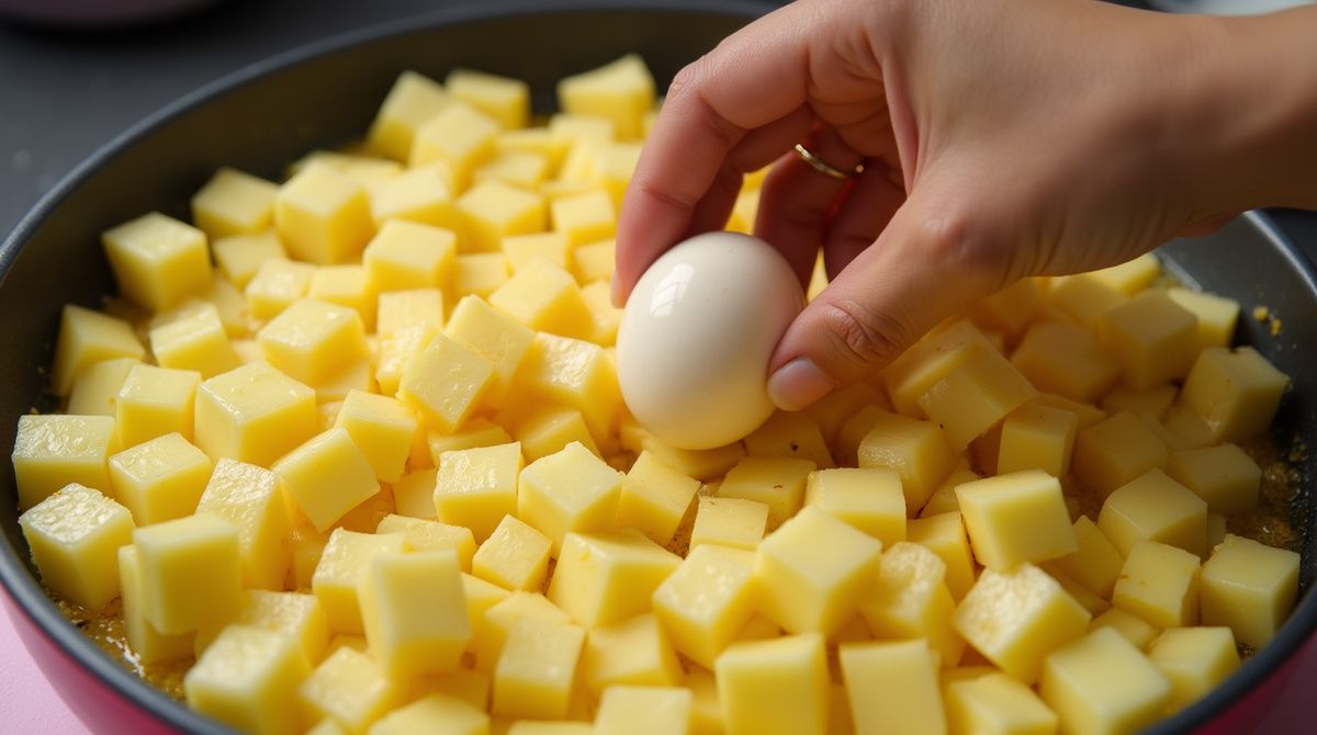 Сытный картофельный шедевр с моцареллой и мортаделлой