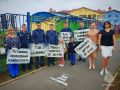 В Саранске дети и огнеборцы напомнили жителям о безопасности
