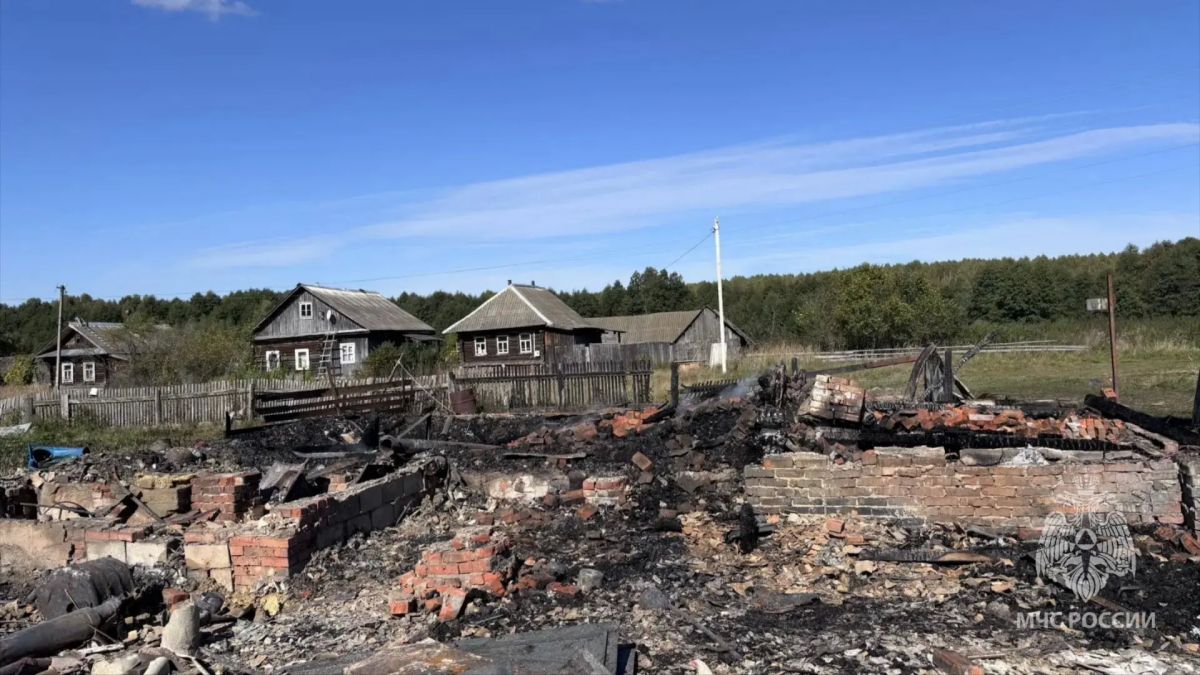 Пожар в Темниковском районе Пожар в Темниковском районе
