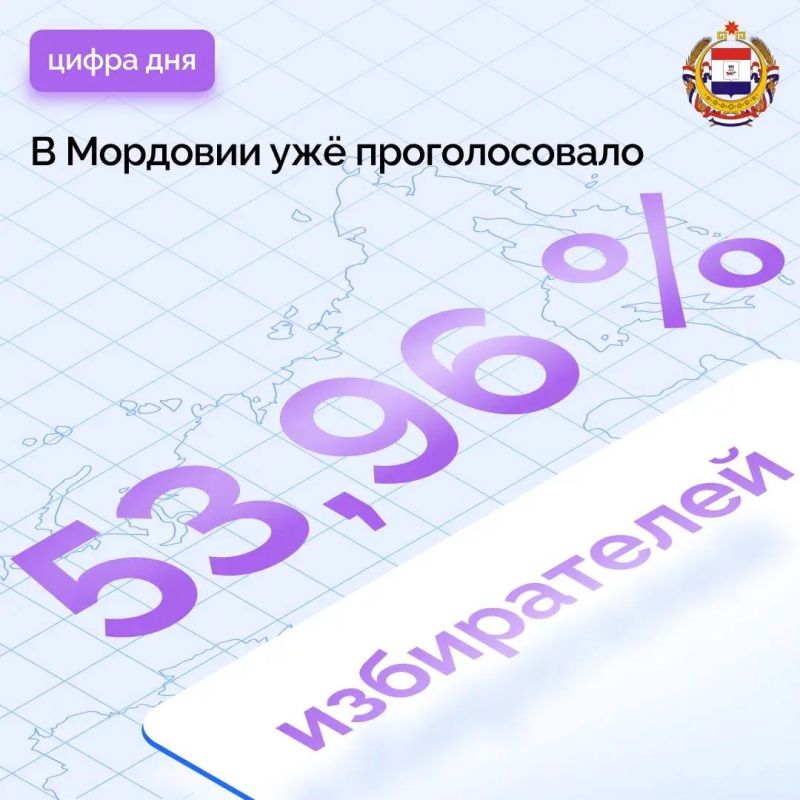 Больше половины жителей республики уже сделали свой выбор!