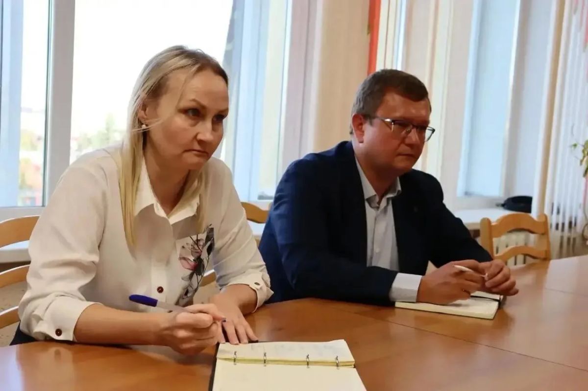 Виталий Платонов встретился с генеральным директором ООО «УК «Талина-Центр» Мариной Маркиной