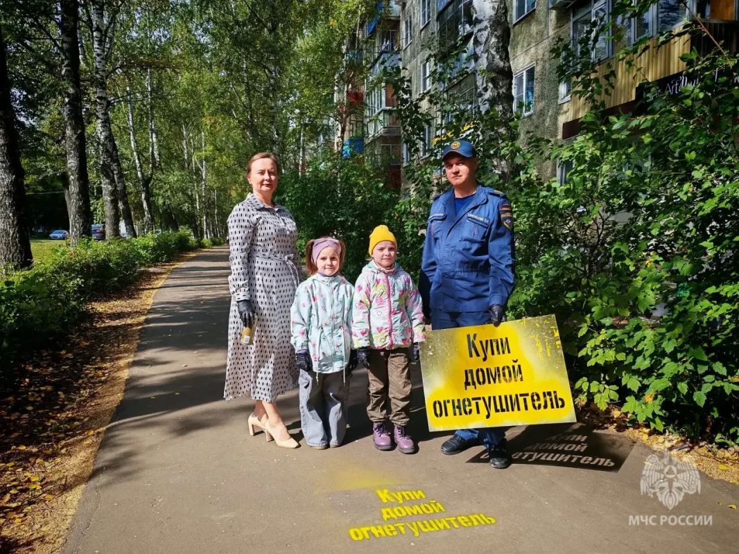 Важная акция «Говорящий асфальт» проходит для детей в Мордовии Важная акция «Говорящий асфальт» проходит для детей в Мордовии