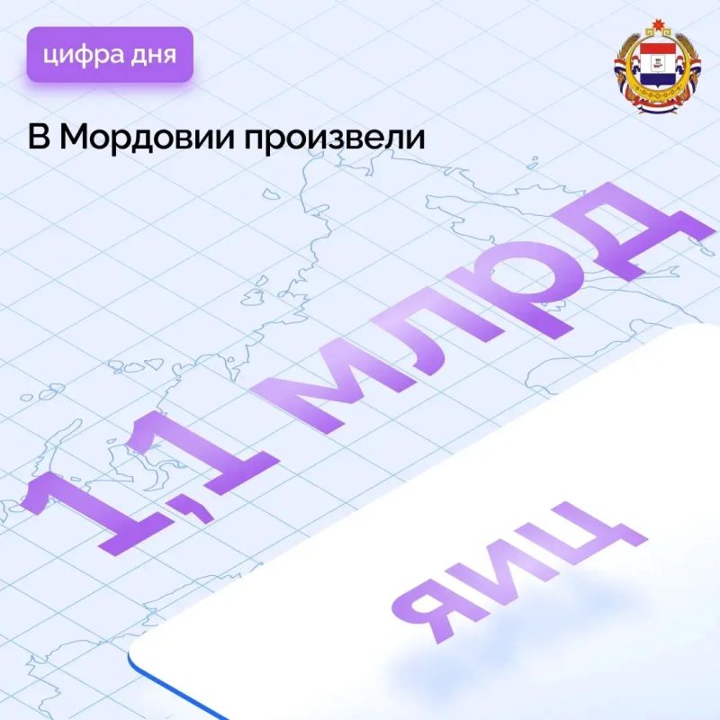 Мордовия – в тройке лучших производителей яиц в России