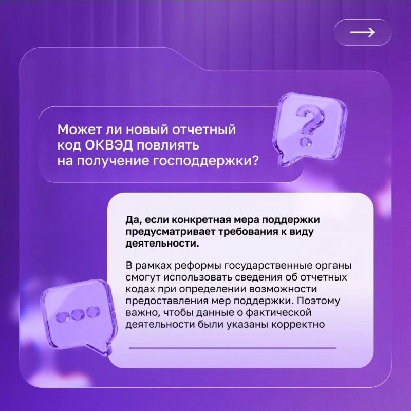 У вас остались вопросы по реформе ОКВЭД? Отвечаем на них в карточках У вас остались вопросы по реформе ОКВЭД? Отвечаем на них в карточках
