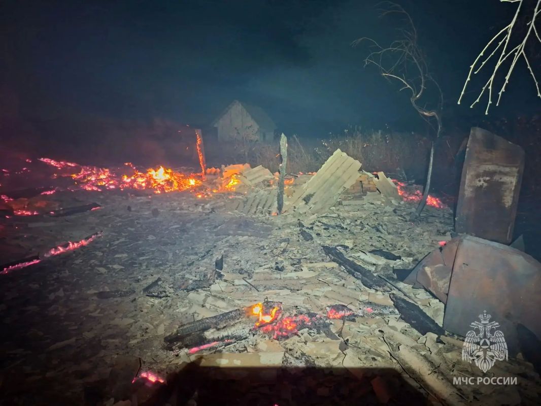 Пожар в Краснослободском районе