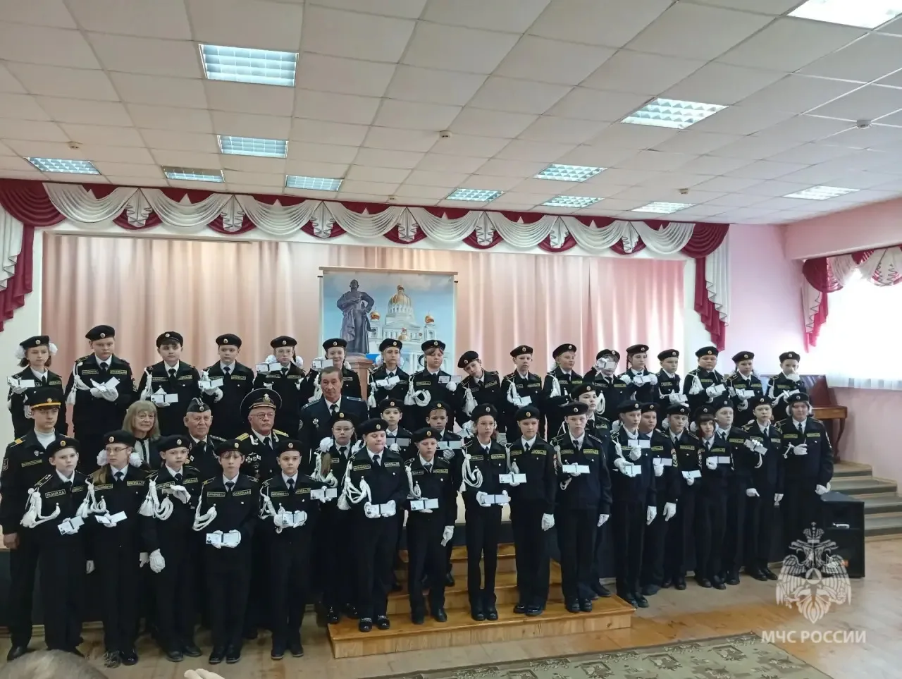 Саранские школьники стали морскими кадетами имени адмирала Ушакова