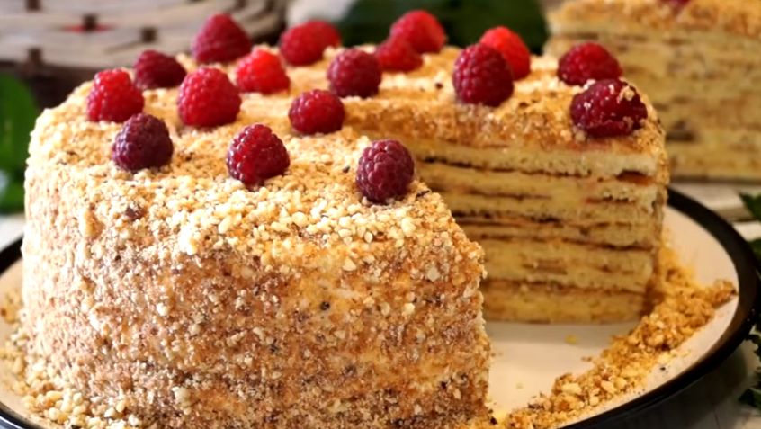 Торт на сковороде: быстро, просто и вкусно!