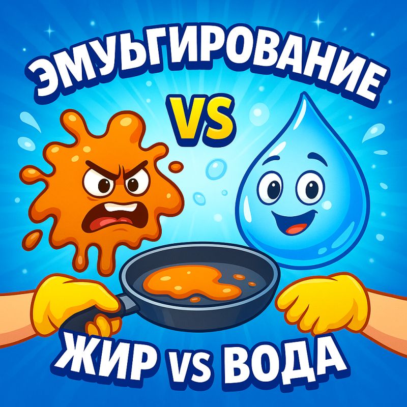 Эмульгирование: секрет идеальной чистоты на кухне и в быту